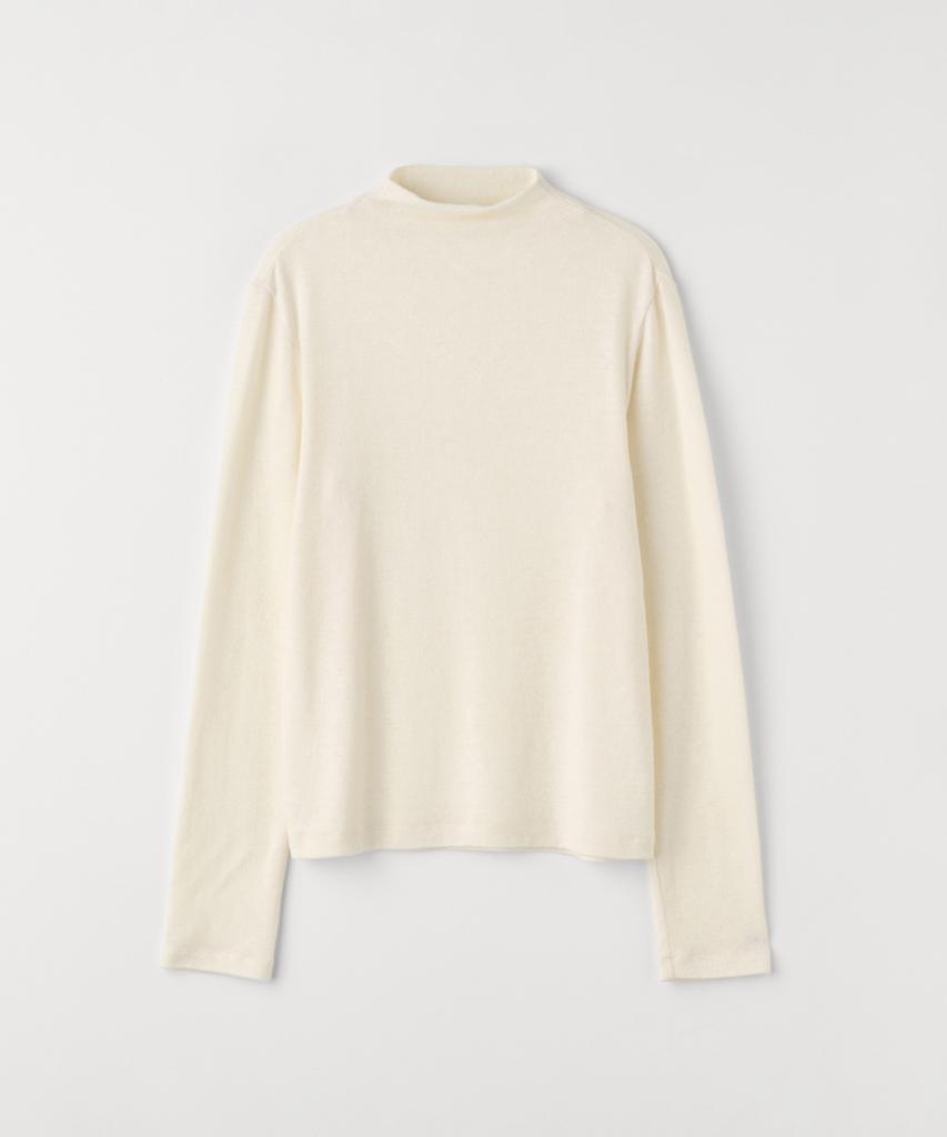Selliteiljeu Mock Neck T-Shirt_Ivory