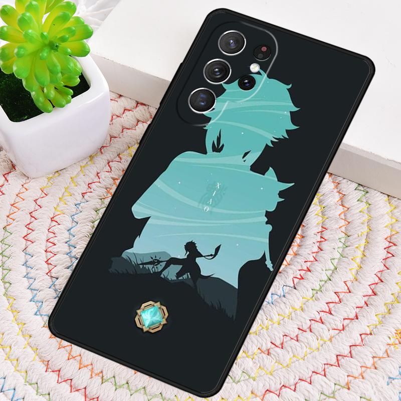 Xiao Genshin Impact TPU Phone Case For Samsung Galaxy Note 10 Pro S26 S25 S24 S23 S22 Ultra Plus S21 FE S20 Shockproof Cover
