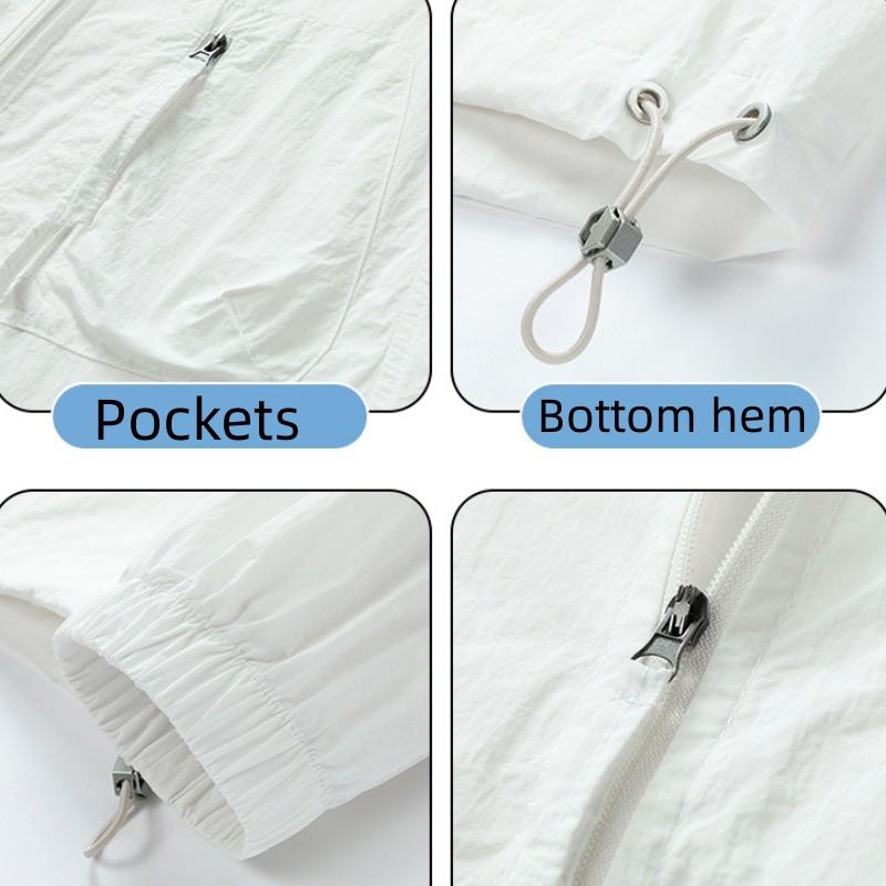 Pánská ultratenká letní bunda s ochranou proti slunci s UV filtrem