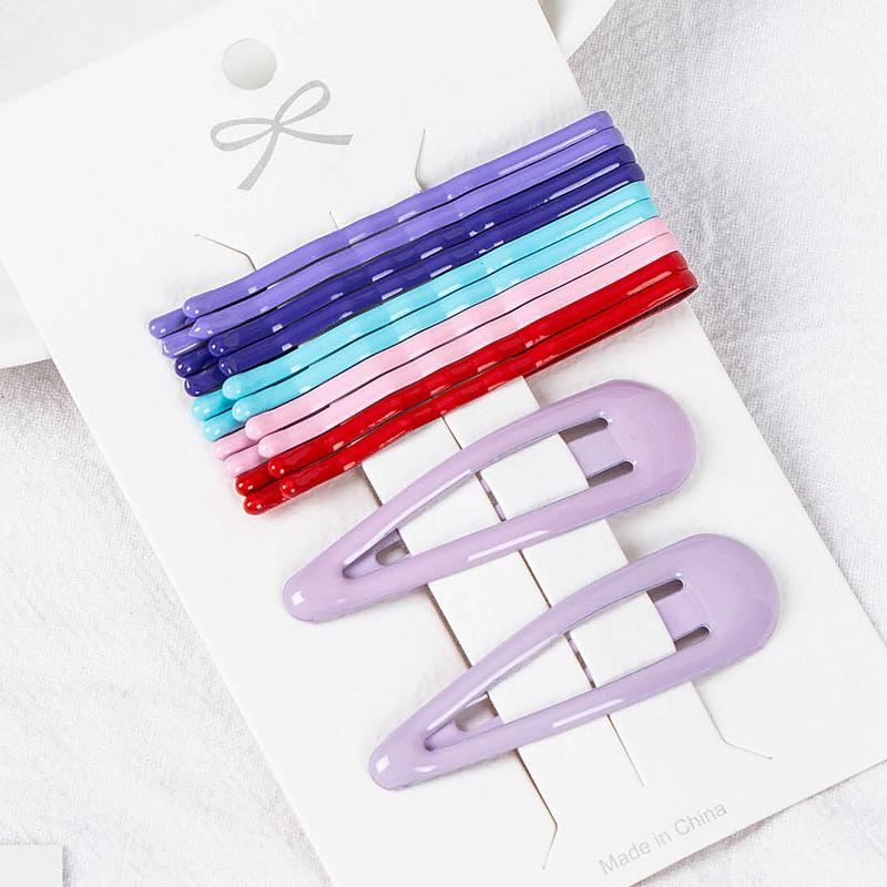 1Set Cute Candy Colors Dripping Hairpins BB Clip Girls Children Hair Clip Pin Barrette Accessories Women Kids Hairgrip Headdress