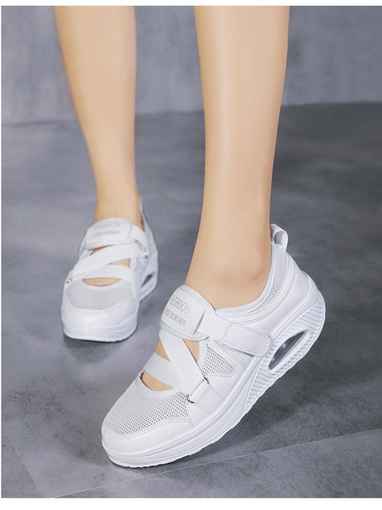 Fashion Women's Shoes 2025 Fashion Breathable Wedge Air Sneakers Lightweight Platform Sport Shoes Summer Woman Vulcanize Shoes