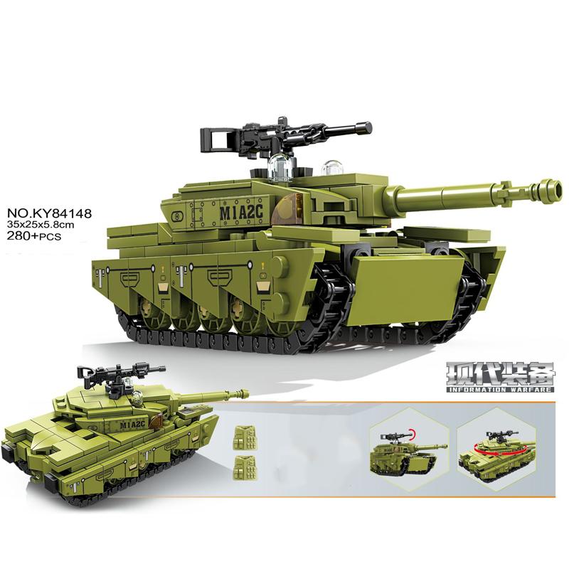 T-84 T-90M PT-91 M1 Abrams Battle Tank WWII Military  Infantry Fighting Building Blocks Sets Model Dolls Brick Toys Kids Gifts