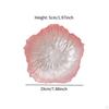 Flower Shaped Glass Plate Cake Dessert Dish Multifunctional Salad Fruit Snack Tray Dinner for
