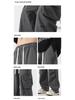 Herren Herbst 2024 Weitbeinige Plissee-Latzhose - Amerikanischer High Street Trend Freizeithose