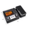 GE100 Guitar Pedal Multi-effects Processor Effect Pedal with Loop Recording Max Time 180s 8 Effect Modules 40 Drum Rhythms