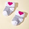 6 Pairs Pack 0-3 Months Baby Socks Girl Newborn Infant Cute Cotton Socks Set