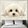 Adorable Pets Alert Cute Dog Wall Hanging  Room Decorative Tapestry
