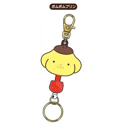 Sanrio Sanrio Characters Chocolate Rubber Key Reel 04 Pompompurin