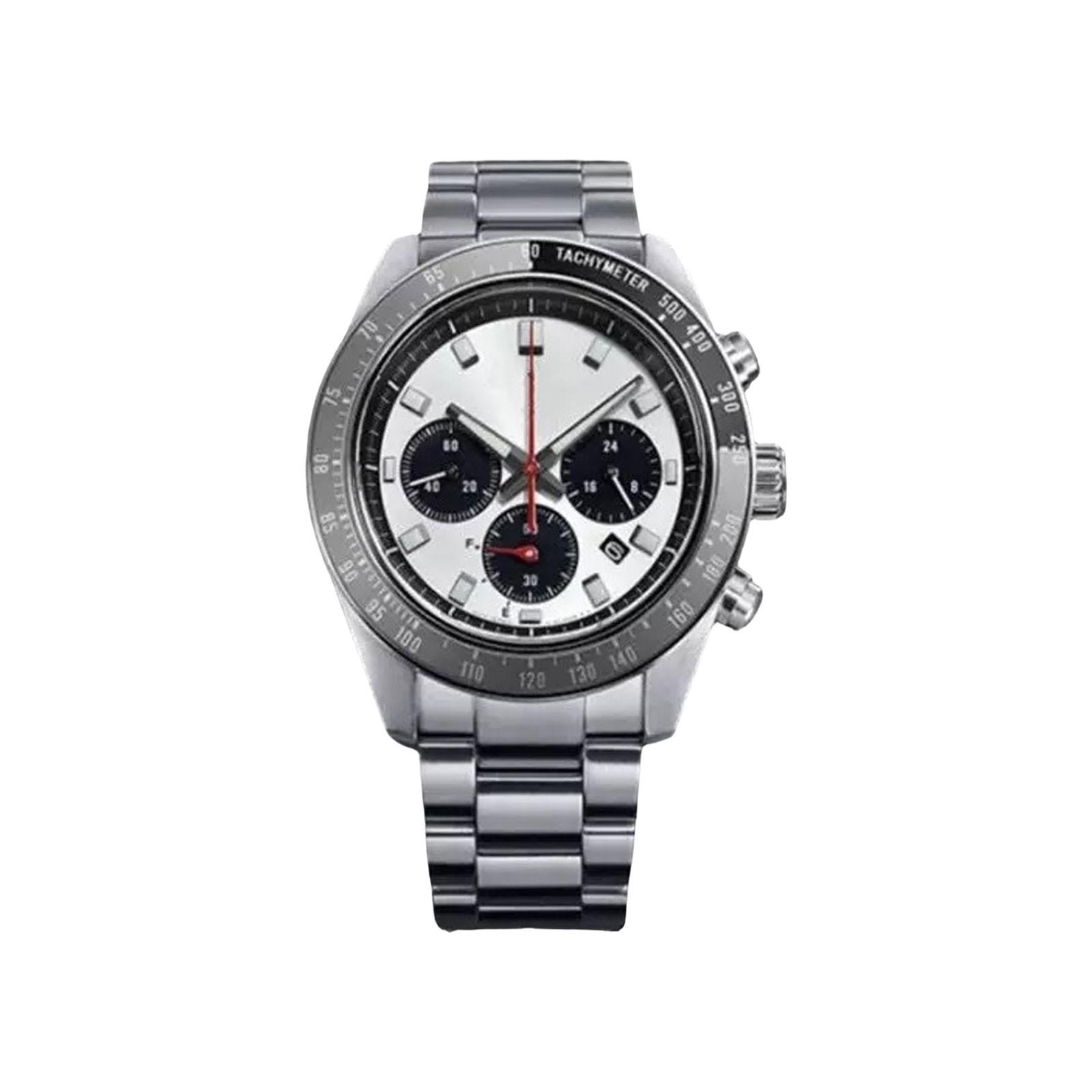 

Изысканные мужские часы с шестью стрелками и полным функционалом One Size белый