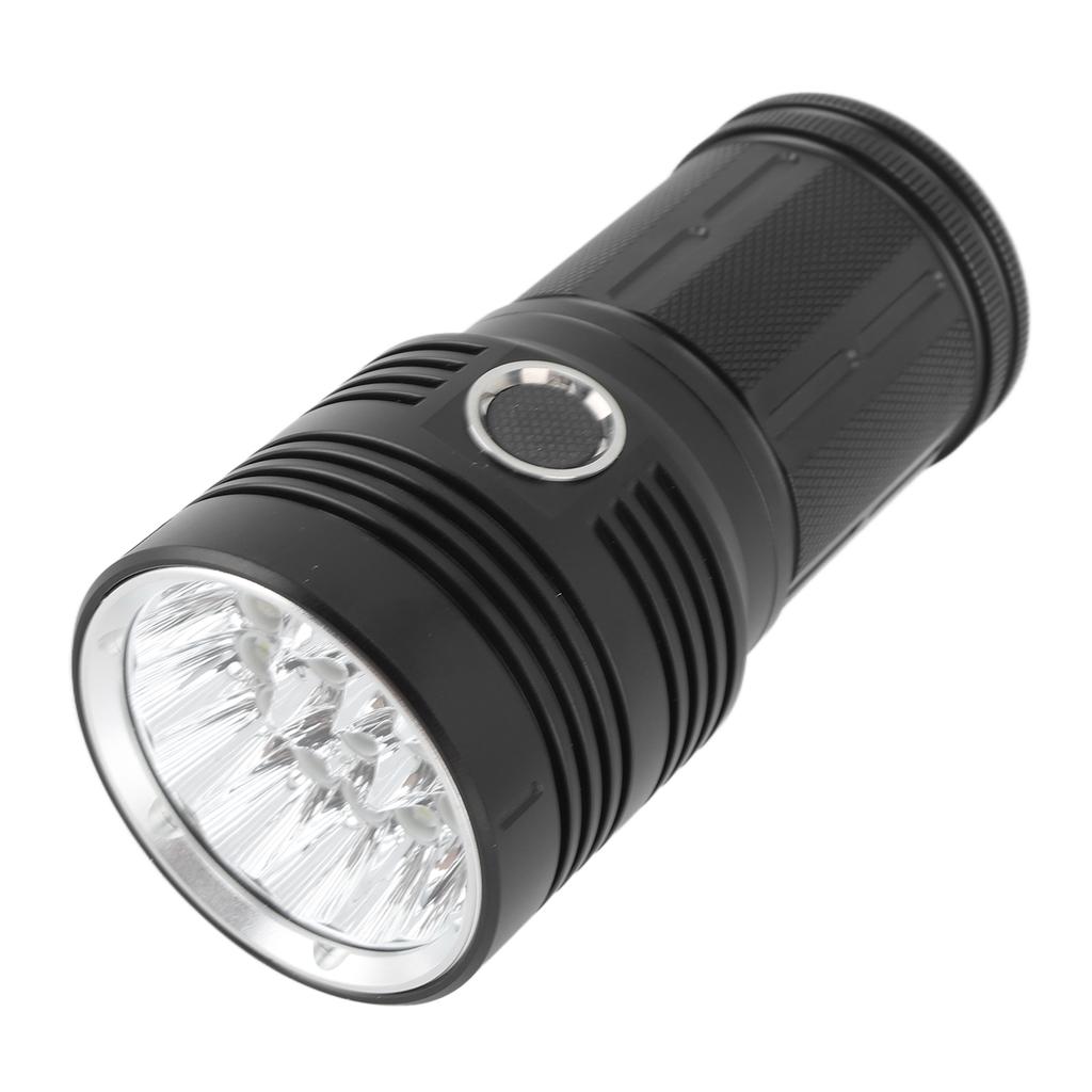 Strong Light Flashlight 10000LM 300?500 Meters LED 4 Modes Rechargeable Handheld Camping Light for