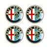 Hub Caps 4pcs 60mm Car Wheel Center Hub Caps Tire Rim Covers For Alfa Romeo 4C 159 Spider Giulia Giulietta 156 Tonale 8C Auto Ac CVP1