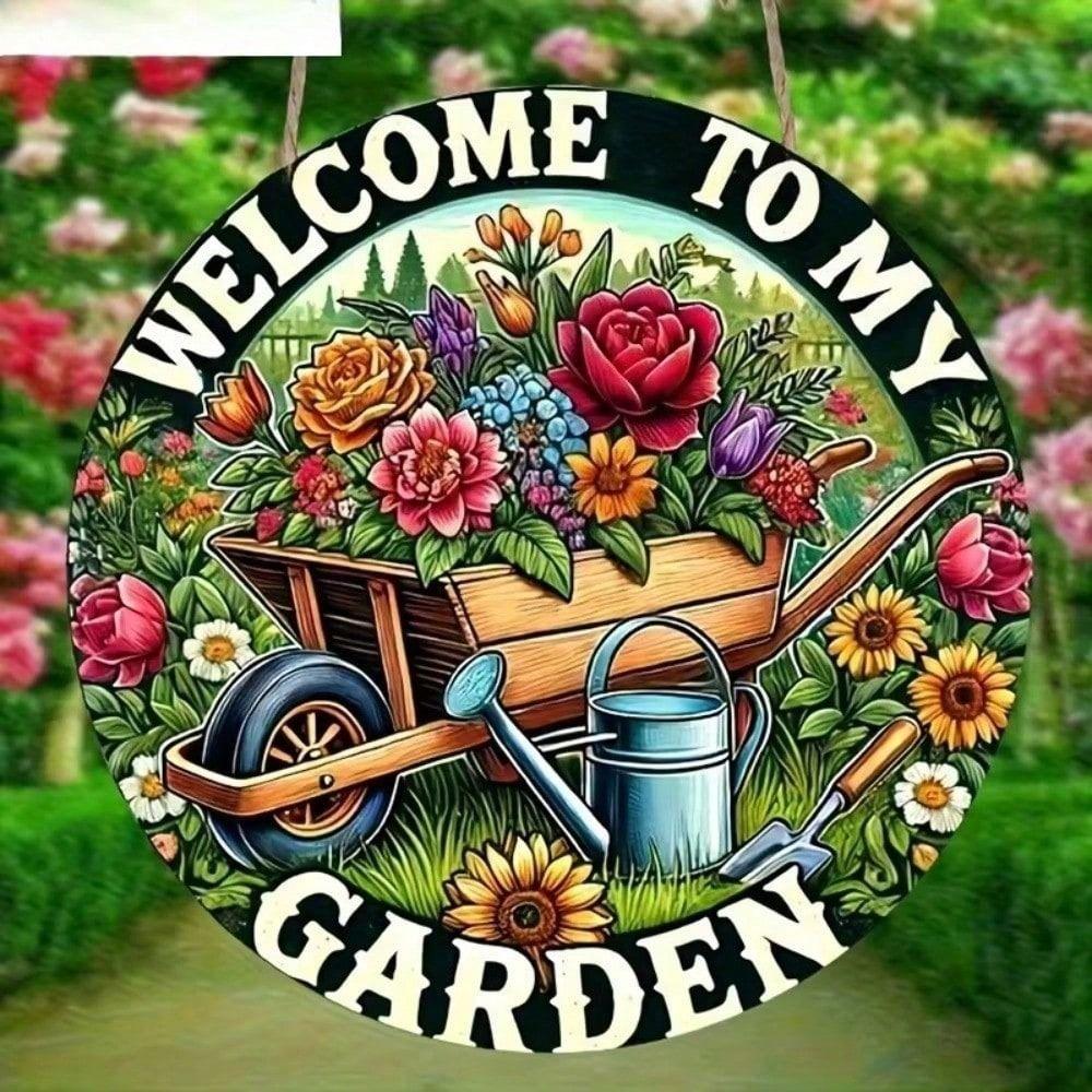 3D Metal Wall Art Garden Decor, Large Outdoor Flower Panel for Patio Veranda