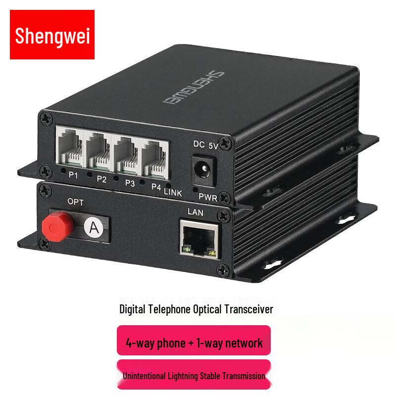 Shenwei Digital PCM Voice Telephone Optical Transceiver