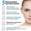 3 Suction Mode Electric Blackhead Remover 5 Suction Heads Blackhead Suction Device  Face Skin Care