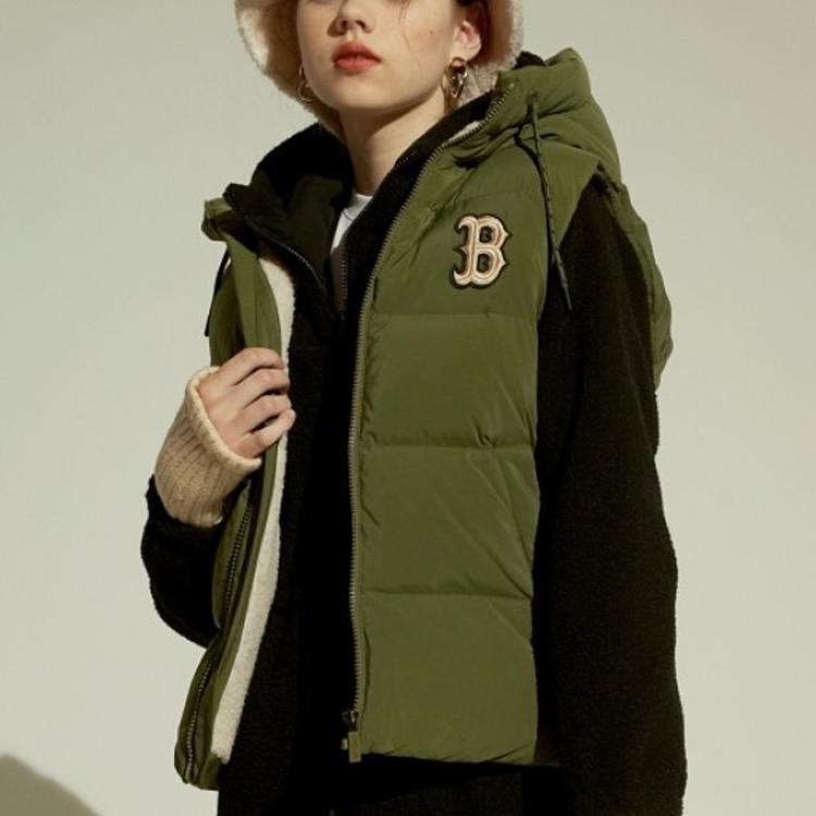 New MLB Down Jacket Winter Unisex Army Green 31DV02061-43K