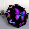 1pc Butterfly, Floral Automatic Open/Close Umbrella, Compact Travel Umbrella, 8-Rib Sturdy Frame - Ideal Gift for Friends yy251118107