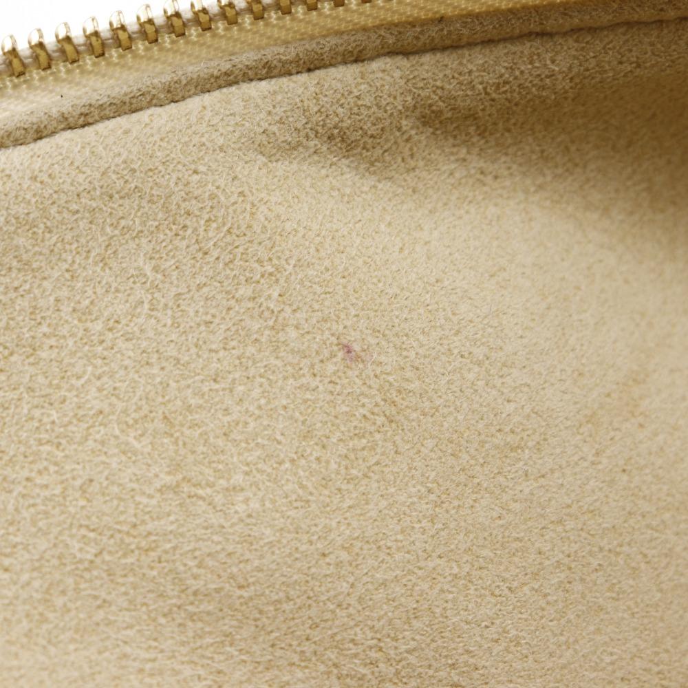 LOUIS VUITTON Saleya PM Handbag N51186 White Damier Azur Canvas Women Used