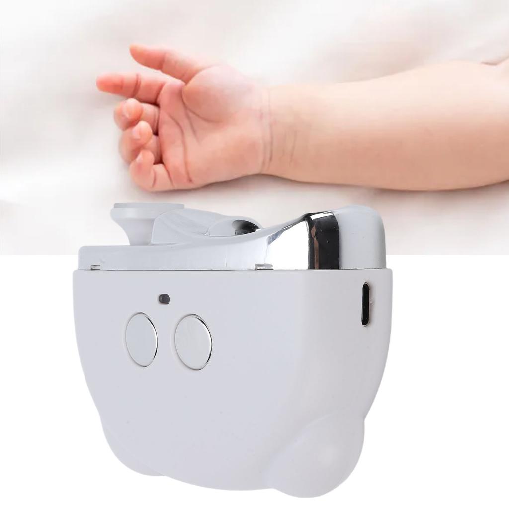 Electric Nail Clipper Rechargeable Quiet Anti Pinch Portable Automatic Nail Trimmer with Polishing for Home