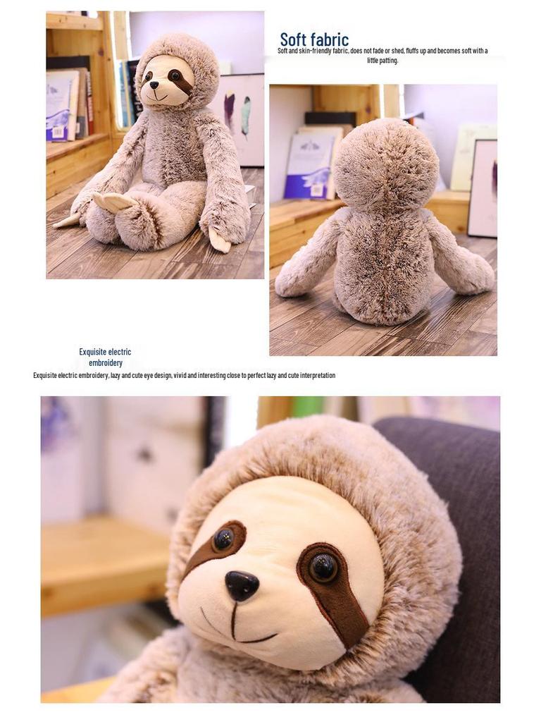 Cross-Border Sloth Plush Toy - Girly Pillow & Gift, One Piece Delivery