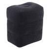 Inflatable Foot Rest Promote Blood Circulation Relieve Fatigue PVC Flocking Inflatable Footrest Cushion for Travel