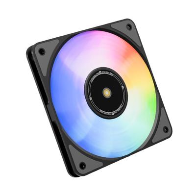 Router Cooling Fan PC Chassis Quiet ARGB Power 120mmx120mmx15mm Cabinet Cooling Fan 12CM Protective Net Replacement