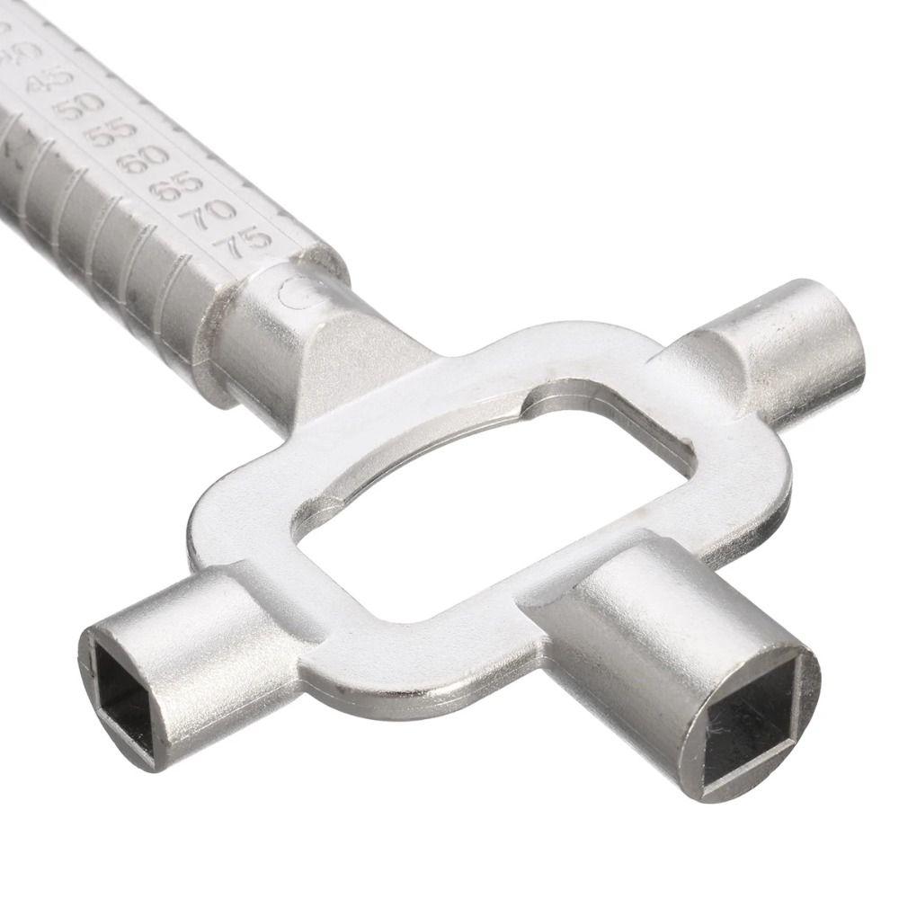 Maintenance Lock Core Wrench Measurement 6 In 1 Construction Key Lock Cylinder Gauge  Door Lock