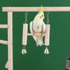 Solid Wood Eco-friendly Indoor Outdoor Bird Stand Toy Zanthoxylum Tiger Peony Xufeng Parrot Ladder Grinding Claw Bird Supplies