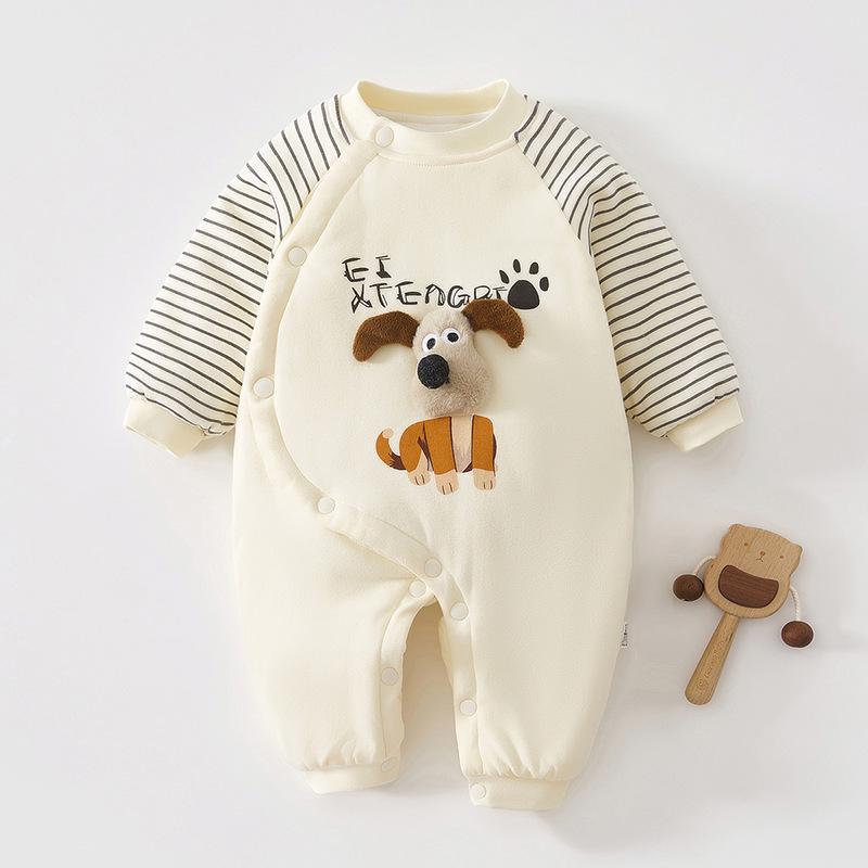 Super Cute Baby Cotton-Padded Quilted Romper Jacket for Autumn/Winter