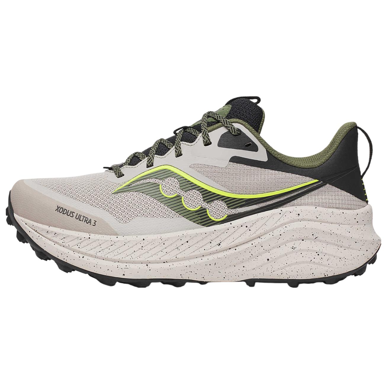 Saucony Xodus Ultra 3 Men s Dove Olivine Trail Running Shoes S20914-163 43