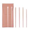 26-Piece Professional Pink Makeup Brush Set: Powder, Eyeshadow & Detail Brushes