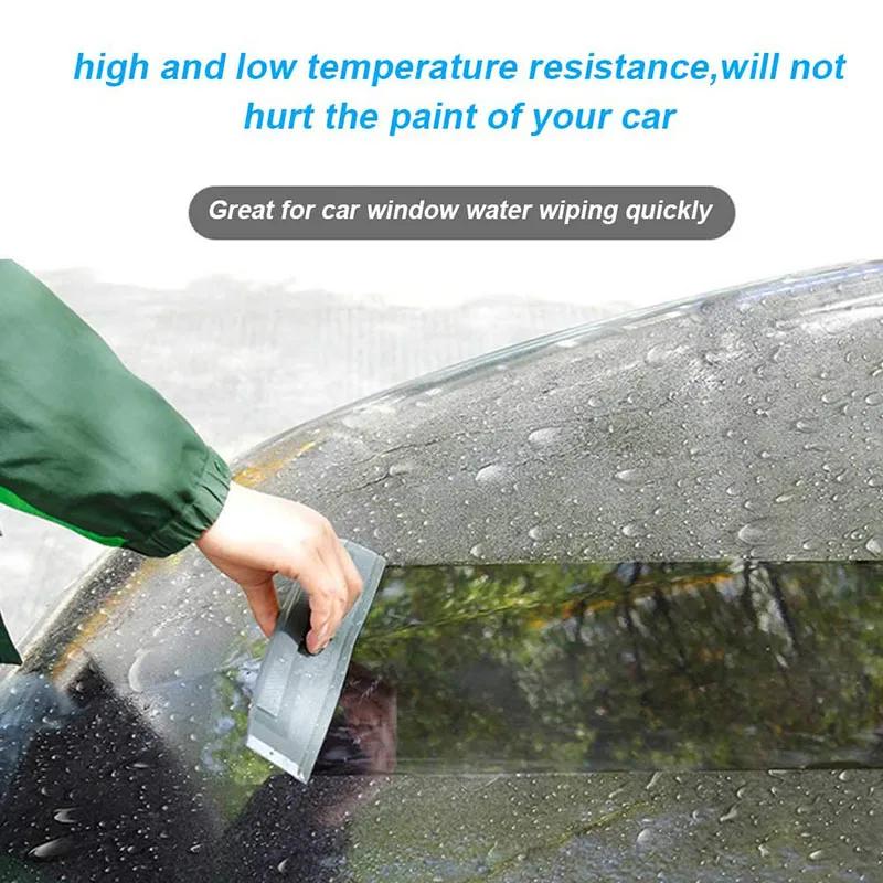 Soft Silicone Handy Squeegee - Non-Scratch Car Wrap Tools for Water Window Wiper Drying Blade