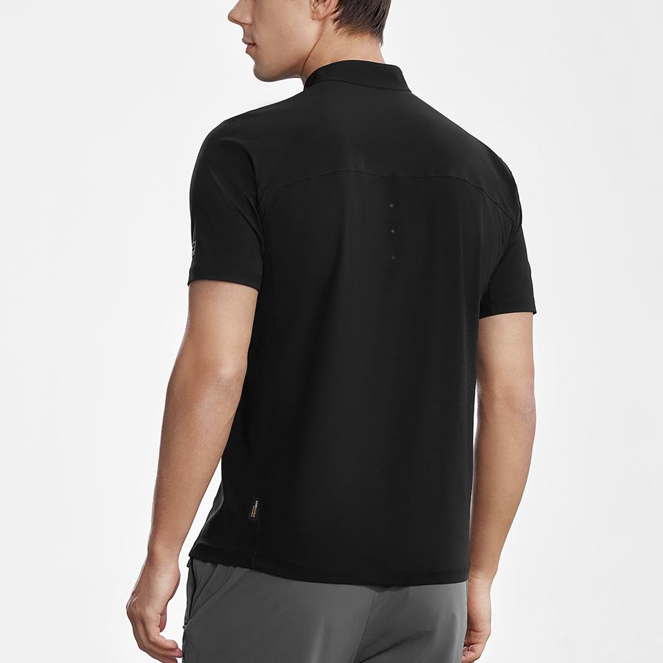 Fila Explorer Short Sleeve Solid Color Pullover T-Shirt Men Tops A11M627104F-BK