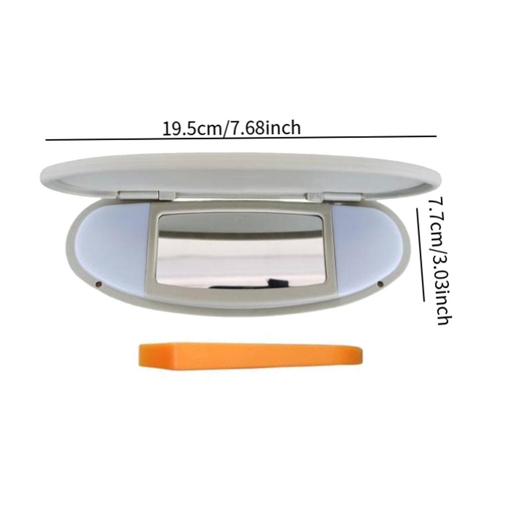 Car Sun Visor Mirror Cover Replaces High Performance 51167361833 Sunshade Mirror Cover for BMW Mini R55 R56 R60 2007-2014
