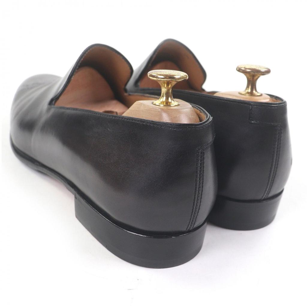 Excellent BERLUTI loafers Gare Cursive Calligraphy flat shoes Gray Used