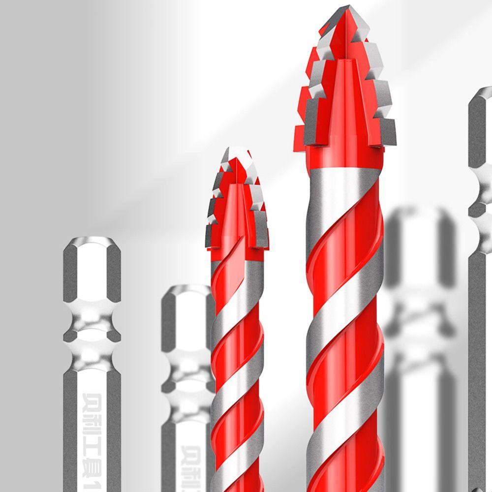 Skewed Head Eccentric Drill Bit Serrated Hexagonal Shank Drill Bit Set  Drilling Tool