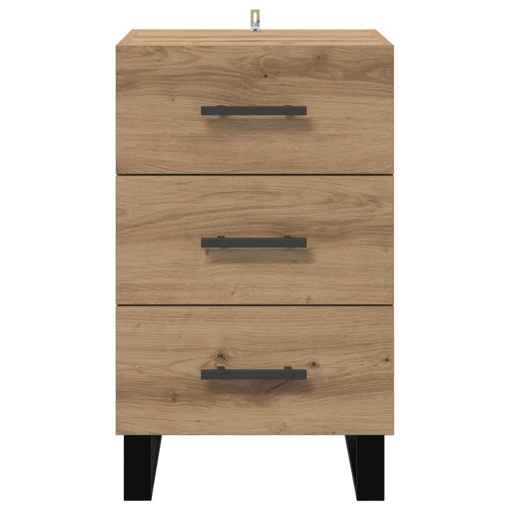Nightstand Artisan Oak 40 x 40 x 66 cm Particleboard