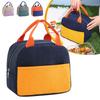Portable Corduroy Lunch Bag Hand-held Large Capacity Insulated Lunch Box Aluminum Foil Lunch Box Bag