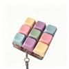 Cute Pastel Keyboard Fidget Keychain Clickable Buttons Fun Stress Relief Toy Ideal Holiday Gift for Kids Adults Office Staff