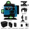 3D Green Light Infrared Laser Level with Automatic 16-Line Precision for Outdoor Use