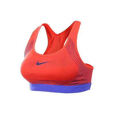 Logo Print Line Design Sports Bra Women Underwear Orange 832069-852