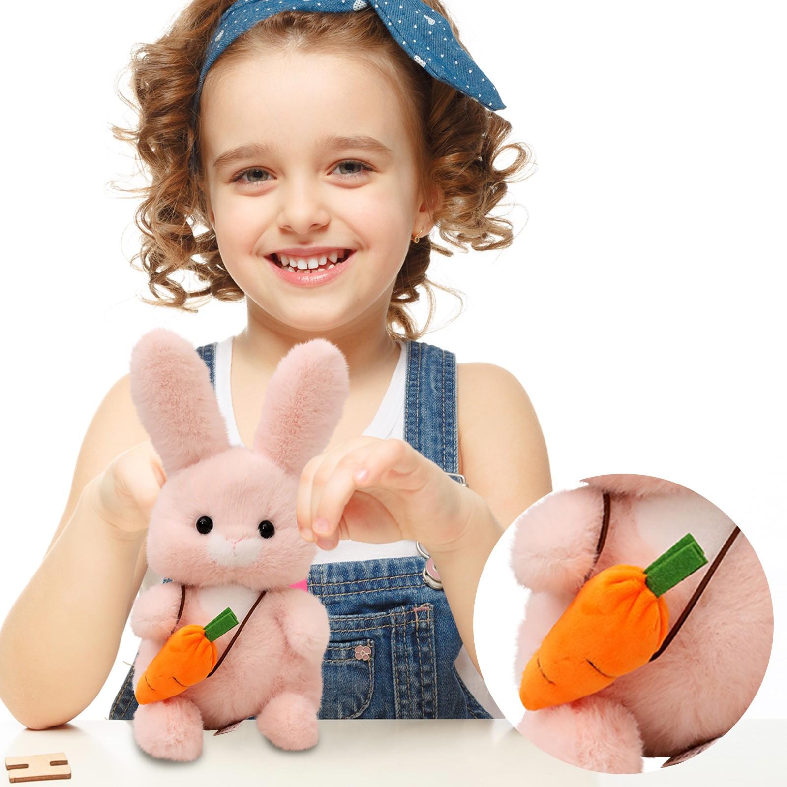 

Плюшева іграшка Маленька Морквинка Мила імітаційна лялька One Size рожевий