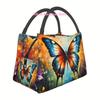 1pc Butterfly, Reusable Cooler Bag, Cooler Bag, Insulated Lunch Bag for Camping Picnic Beach for Home, Restaurant, Of