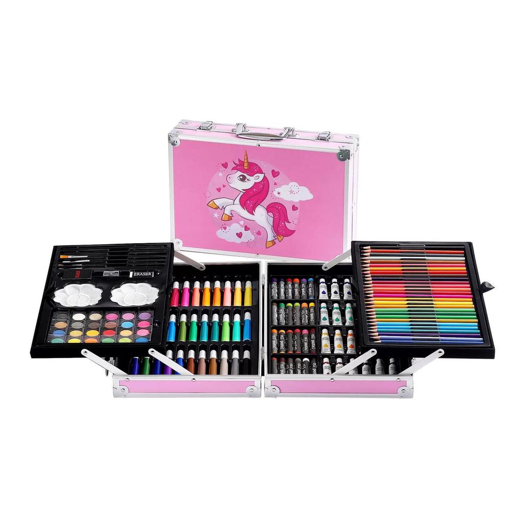 208 Watercolor Pen Set with 150 Brushes - Children's Day Painting Set, Colored Pen Gift for Kids