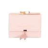 Simple flannel new small wallet short women's change bag card bag integrated wallet student girl