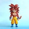 Dragon Ball Anime Figure 17cm SSJ4 Goku Super Saiyan Action Figurine Statue Model Gk Toy Doll Decoration Gifts