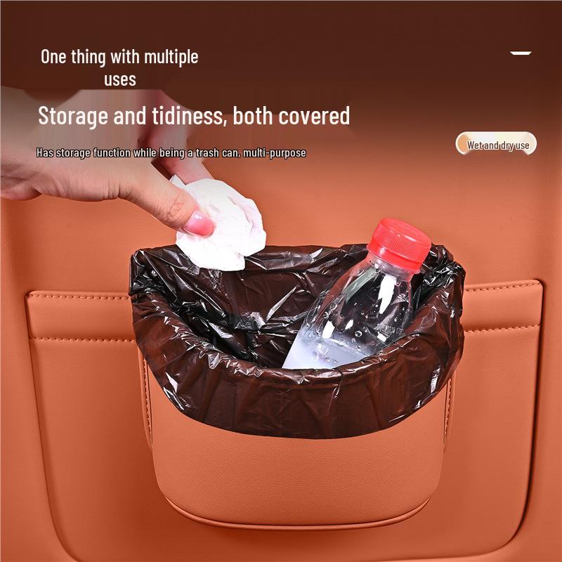 Zhiji R7 Car Multi-functional Trash Can Storage Box Organizer