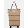 Women's Large-Capacity Rolling Backpack: Foldable, Portable Travel Bag with Universal Wheels
