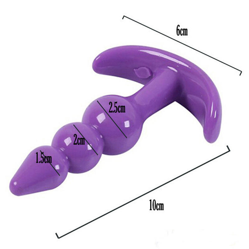 100% Phthalate-Free Hpoallergenic Unisex Anal Sex Toy Rounded Tip For Easy Entry