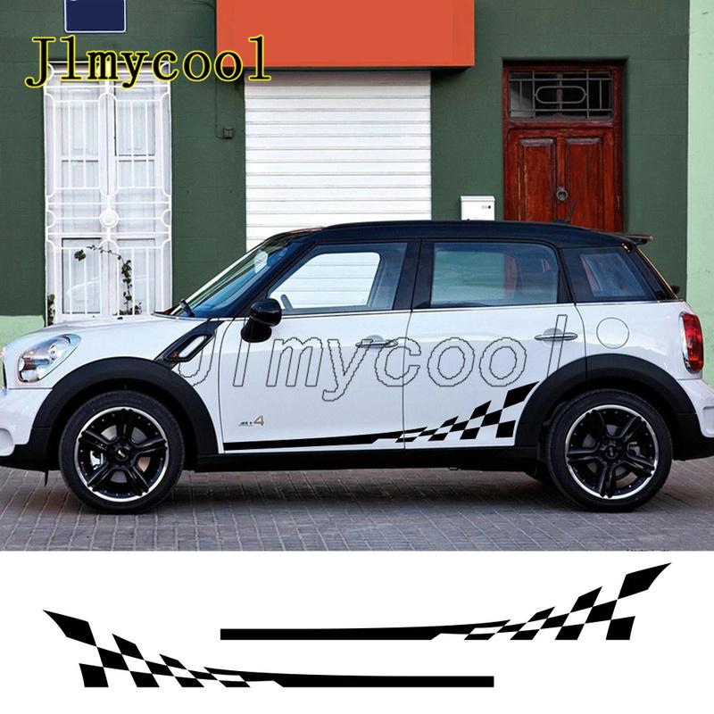 Car Side Vinyl Stickers For Mini Cooper R56 R57 R58 R50 R52 R53 R59 R61 Countryman R60 F60 F55 F56 F54 Tuning Auto Decal Sticker