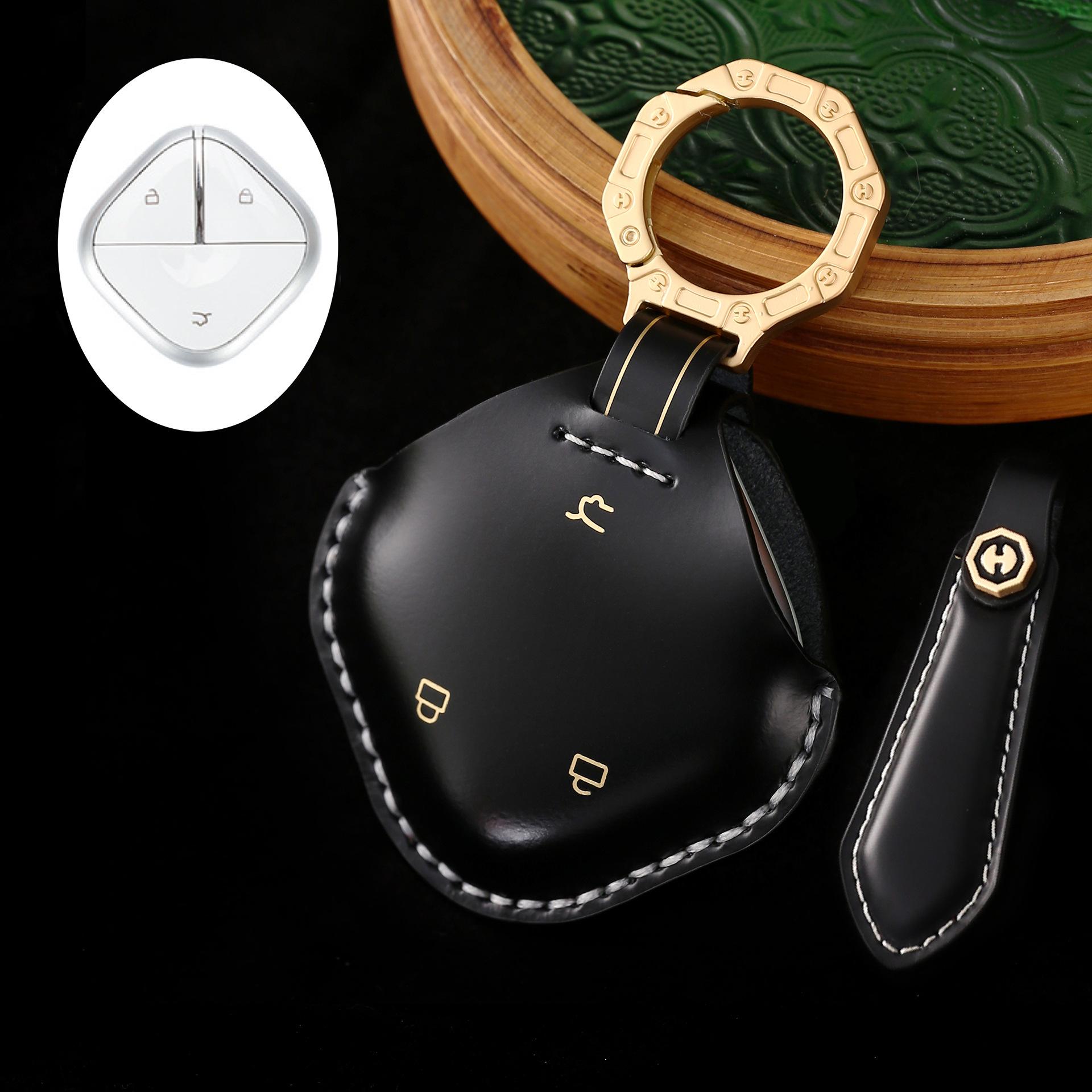 

Special wuling colorful fruit key set clear sky ice fruit ev buckle Baojun kiwi DJI Zhichao version air ev key bag